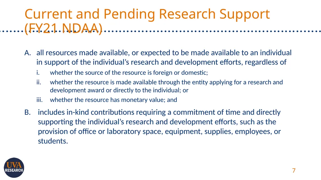 March 18, 2021 Expanded Federal Disclosure - slide 7 of 16