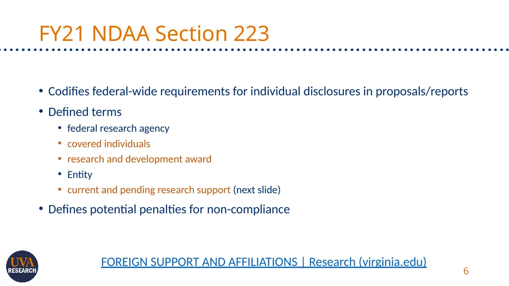 March 18, 2021 Expanded Federal Disclosure - slide 6 of 16