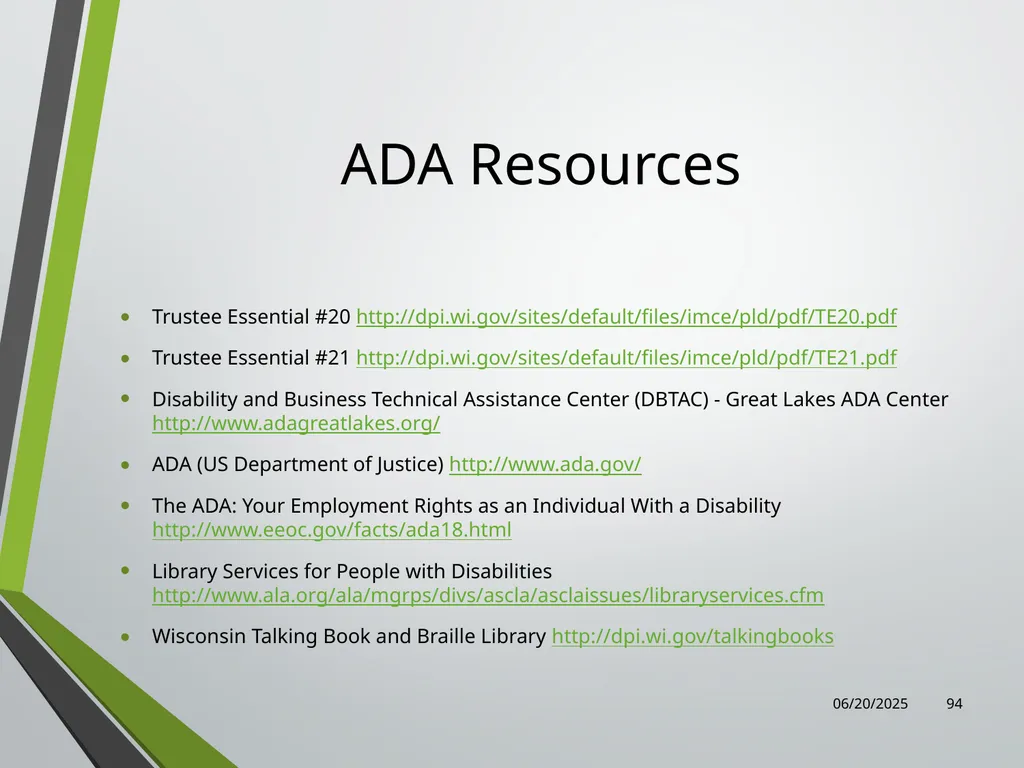 Library Director Orientation John Thompson, System - slide 94 of 96