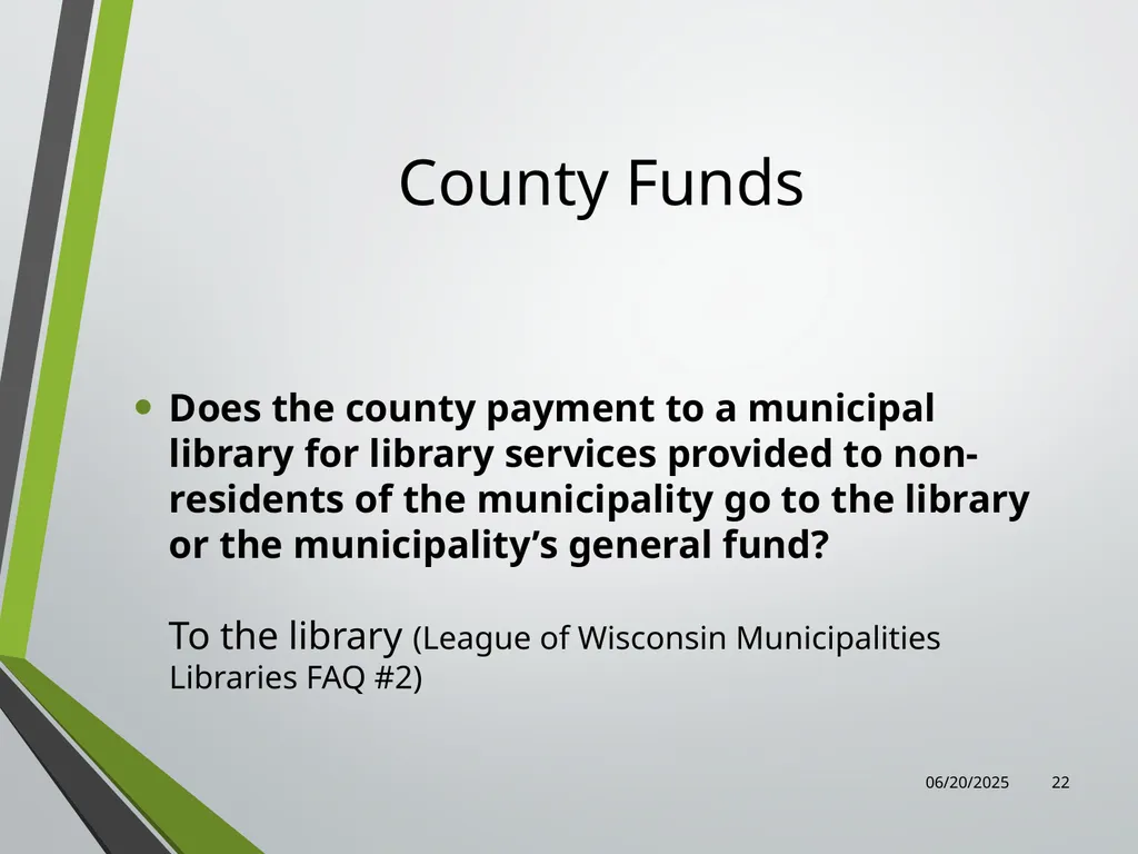 Library Director Orientation John Thompson, System - slide 22 of 96