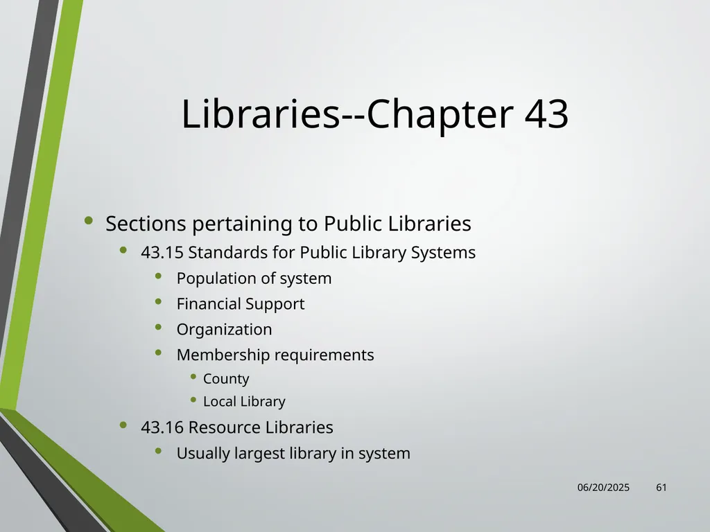 Library Director Orientation John Thompson, System - slide 61 of 96