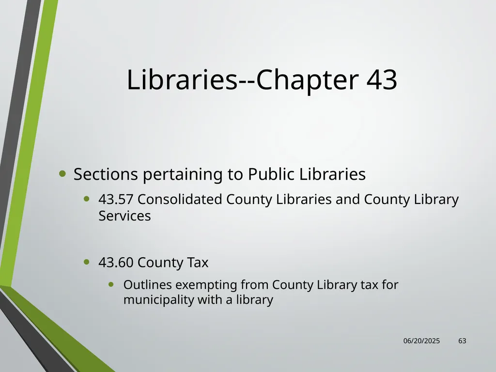 Library Director Orientation John Thompson, System - slide 63 of 96