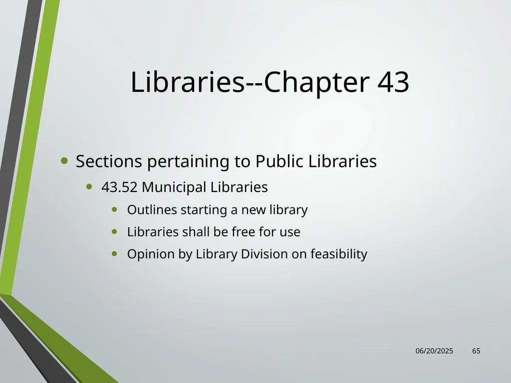 Library Director Orientation John Thompson, System - slide 65 of 96
