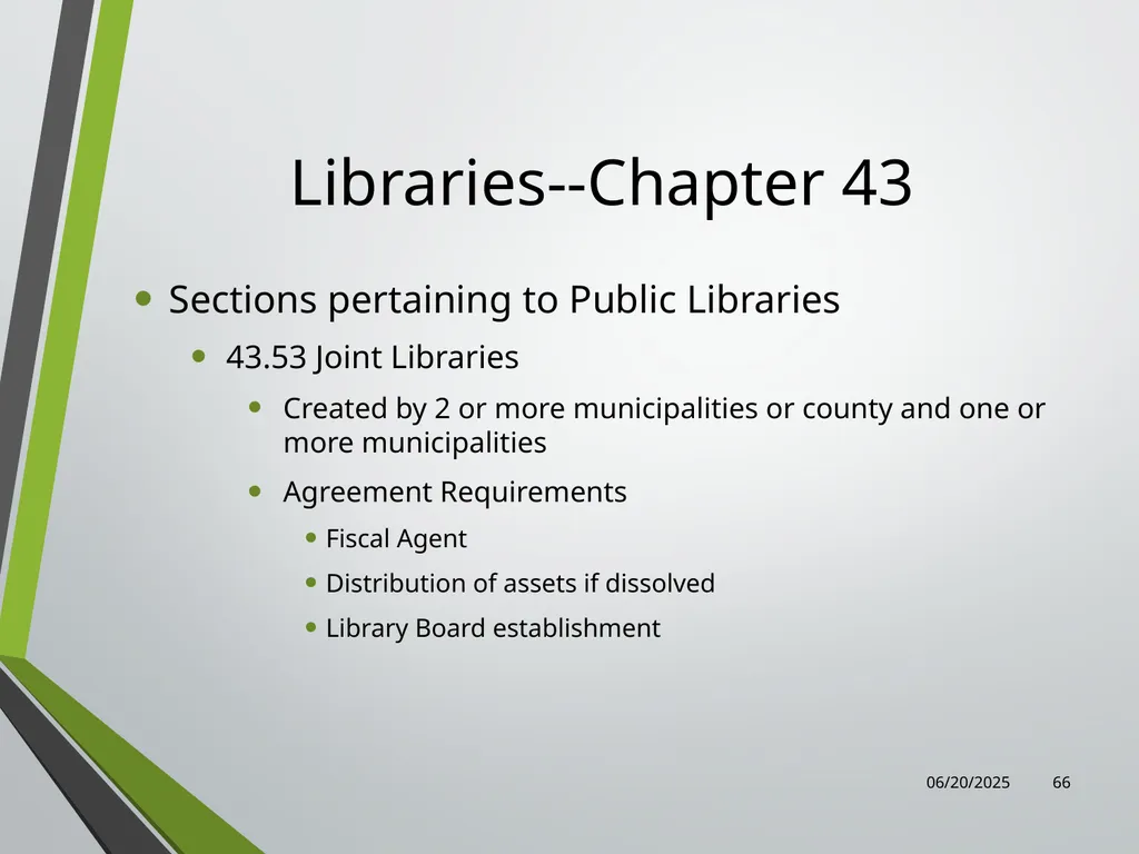 Library Director Orientation John Thompson, System - slide 66 of 96