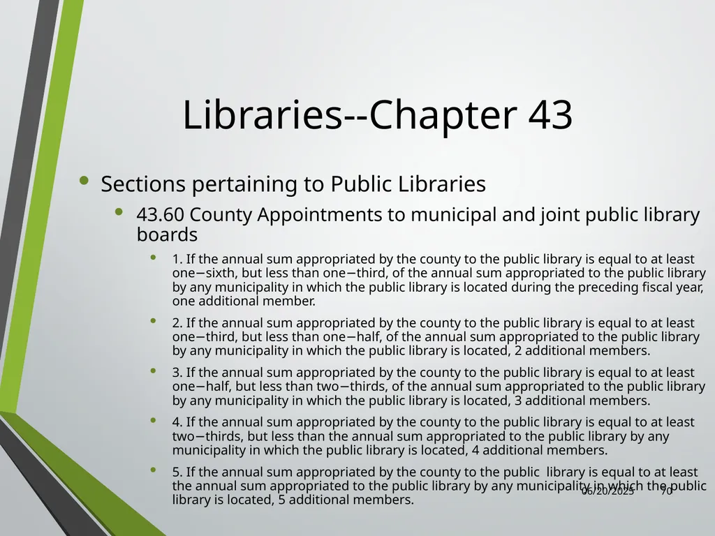 Library Director Orientation John Thompson, System - slide 70 of 96
