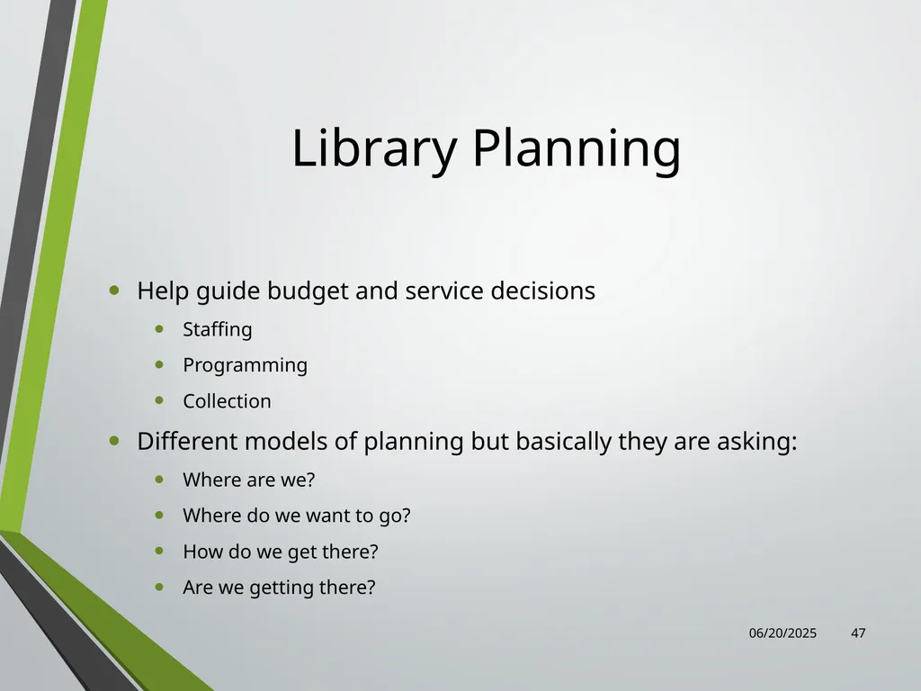 Library Director Orientation John Thompson, System - slide 47 of 96