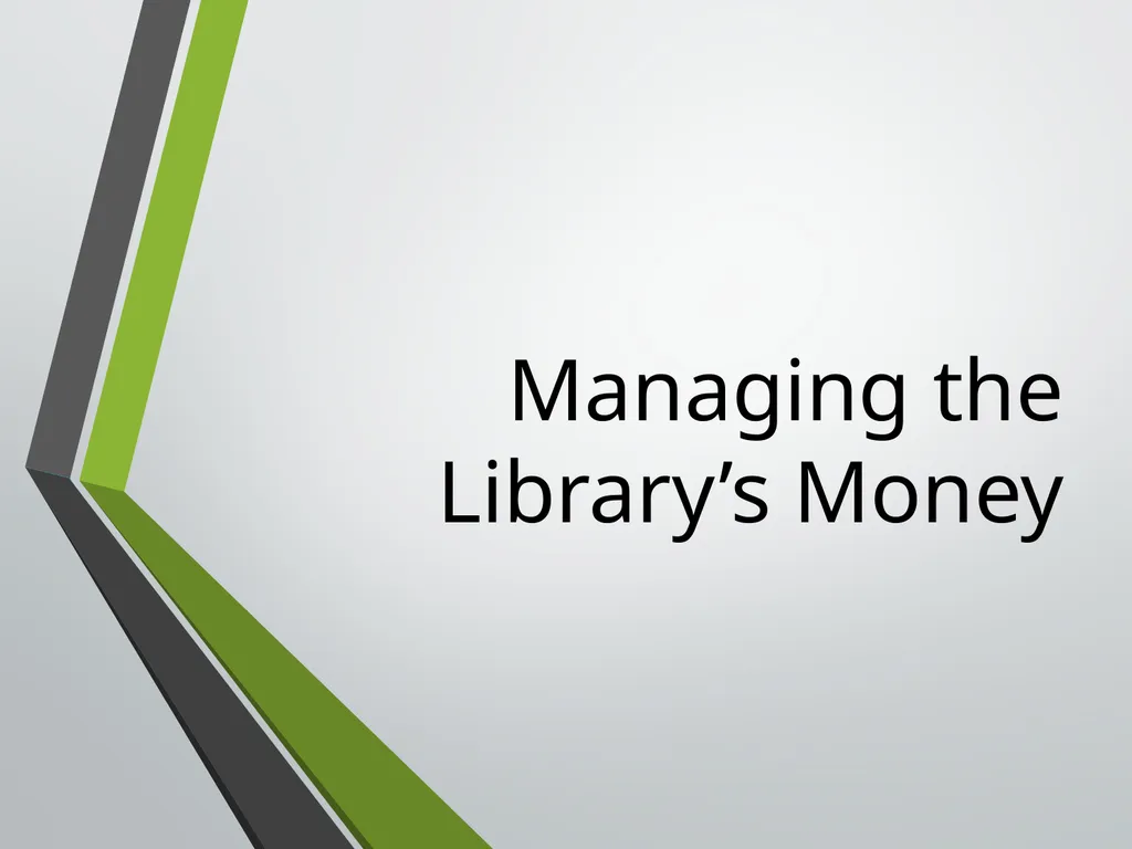 Library Director Orientation John Thompson, System - slide 15 of 96