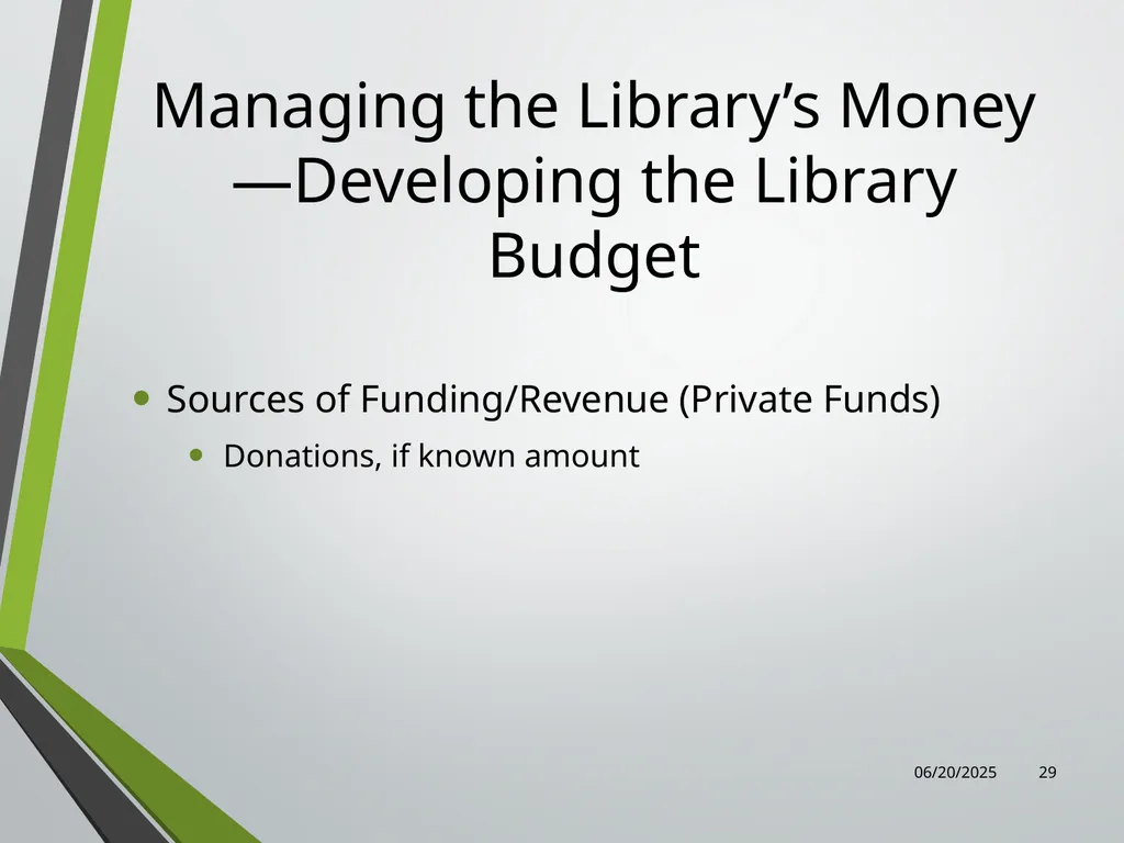 Library Director Orientation John Thompson, System - slide 29 of 96