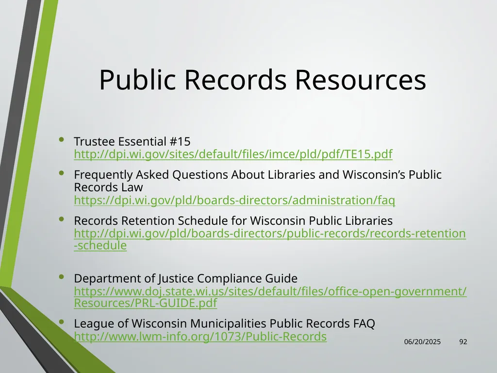 Library Director Orientation John Thompson, System - slide 92 of 96