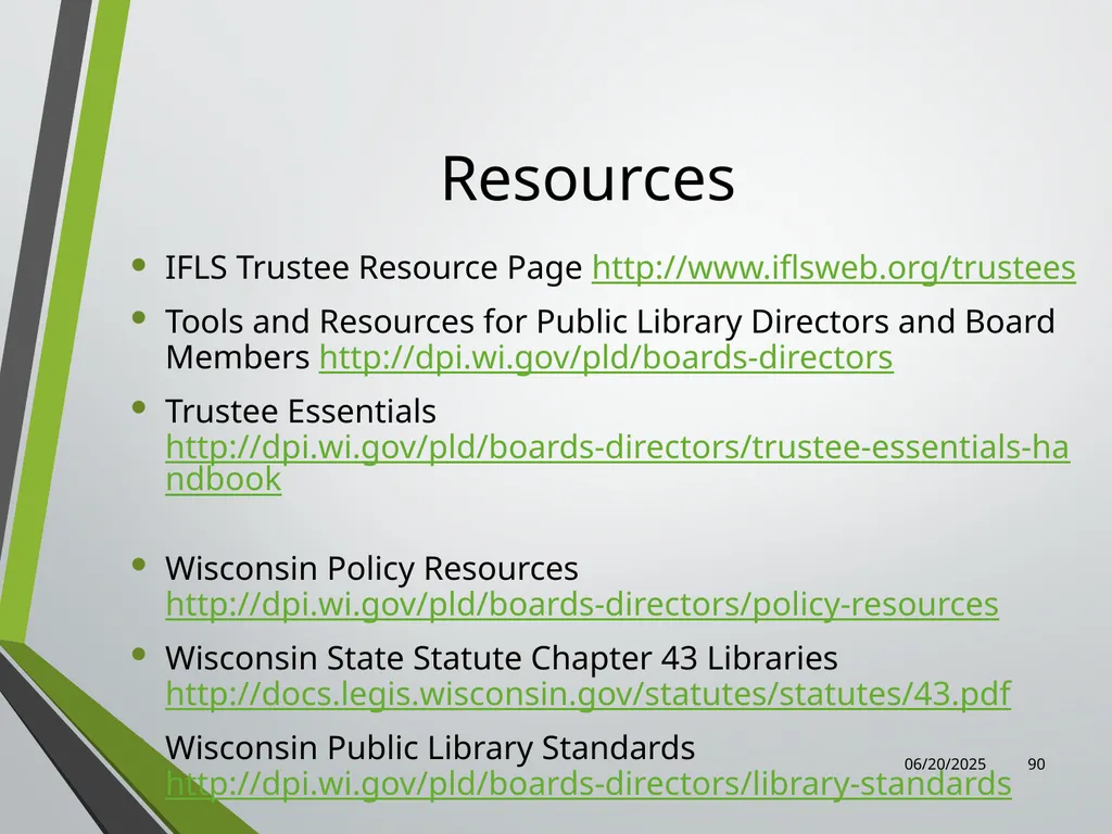 Library Director Orientation John Thompson, System - slide 90 of 96