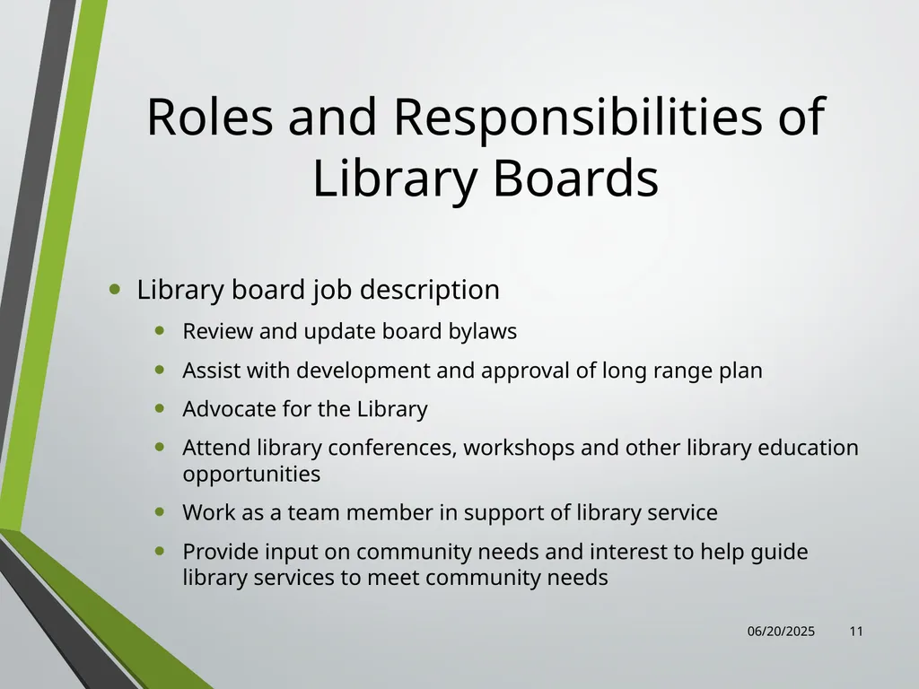 Library Director Orientation John Thompson, System - slide 11 of 96