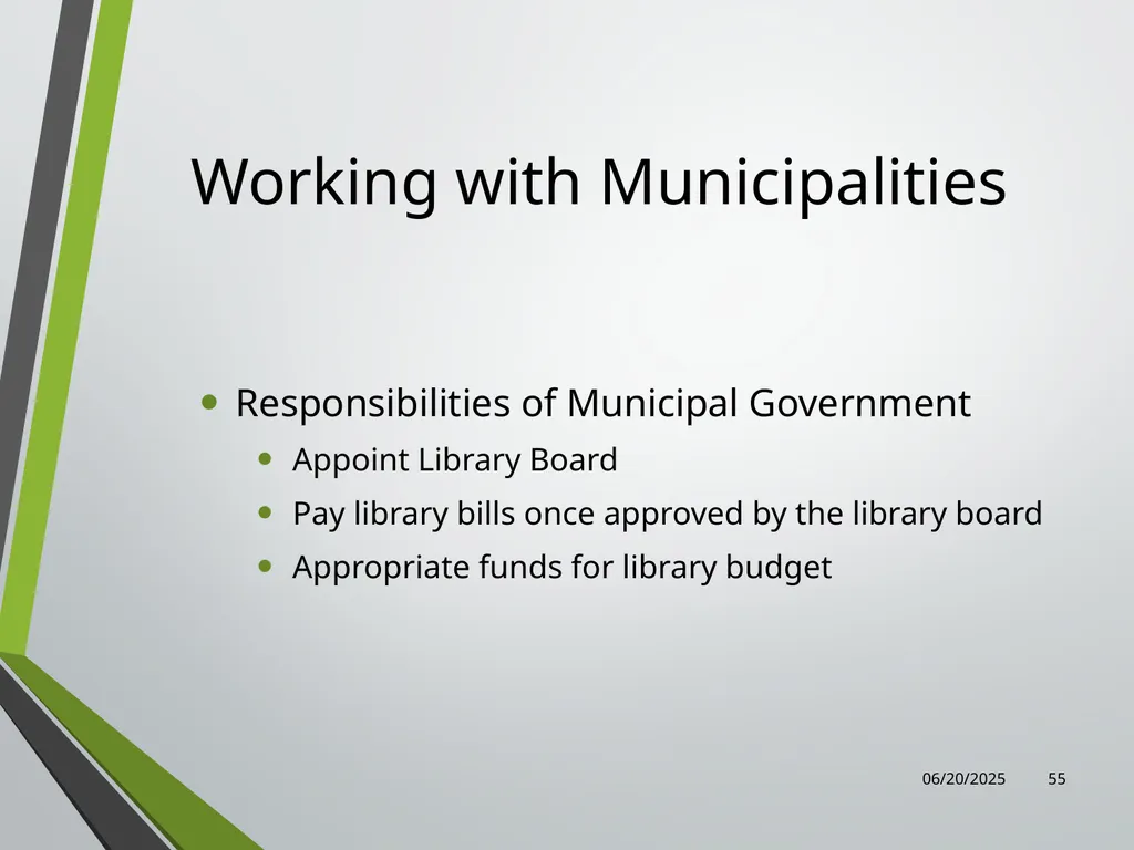 Library Director Orientation John Thompson, System - slide 55 of 96