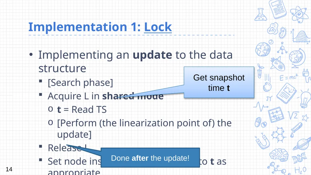 Harnessing epoch-based reclamation for efficient - slide 14 of 22