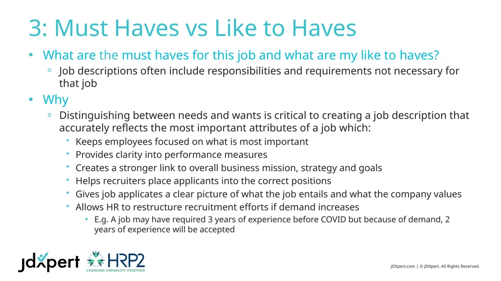5 Critical Job Description Elements For Your New - slide 12 of 23