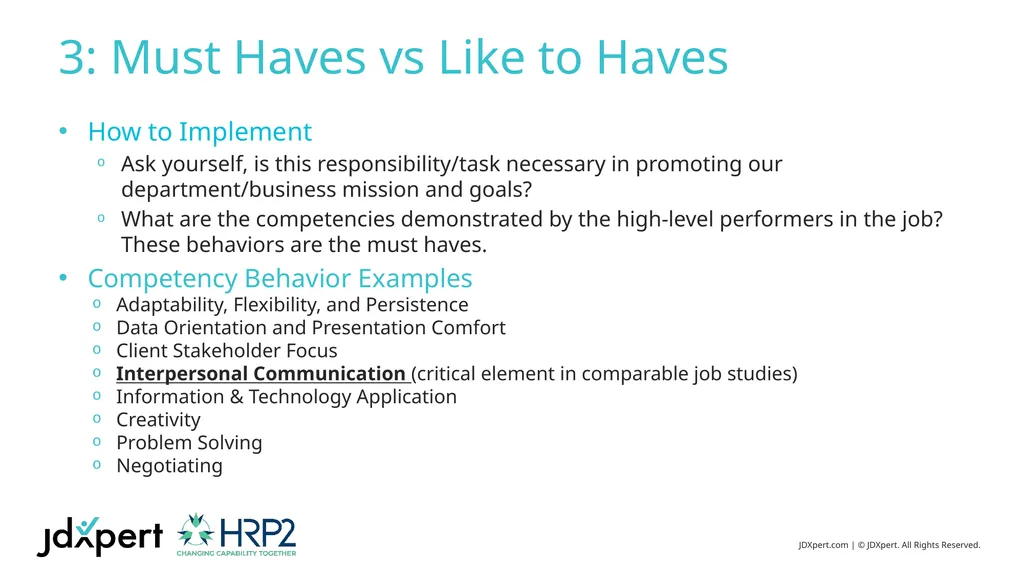 5 Critical Job Description Elements For Your New - slide 13 of 23