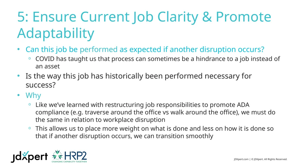5 Critical Job Description Elements For Your New - slide 19 of 23