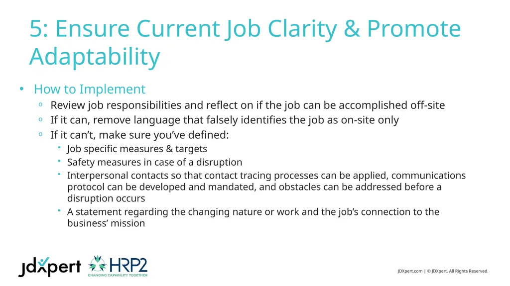 5 Critical Job Description Elements For Your New - slide 20 of 23