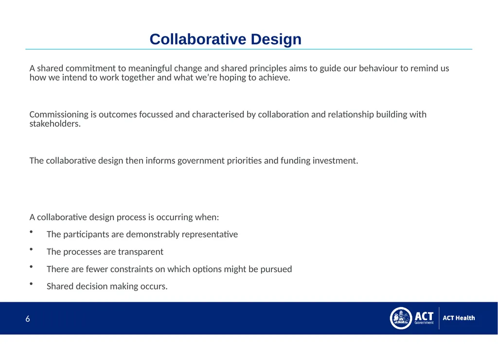 ACTHD ATOD Commissioning Processes, contracts and - slide 6 of 8