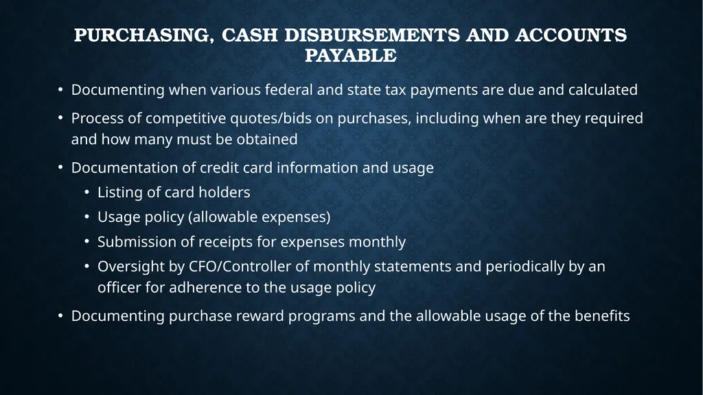 Preparing An Accounting Procedures Manual By John - slide 18 of 26