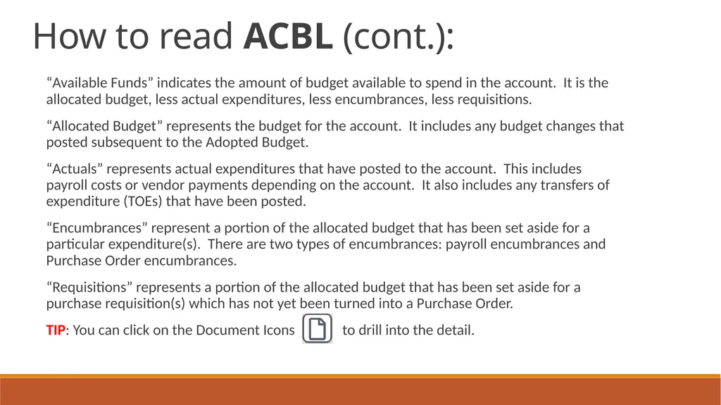 General Ledger Training Cloud Ellucian Colleague - slide 13 of 46