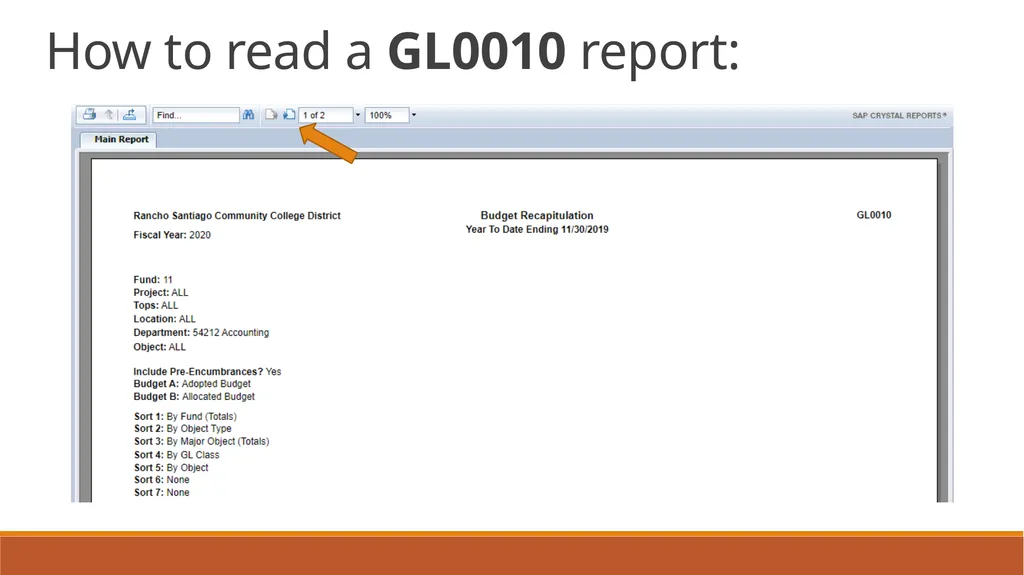 General Ledger Training Cloud Ellucian Colleague - slide 23 of 46