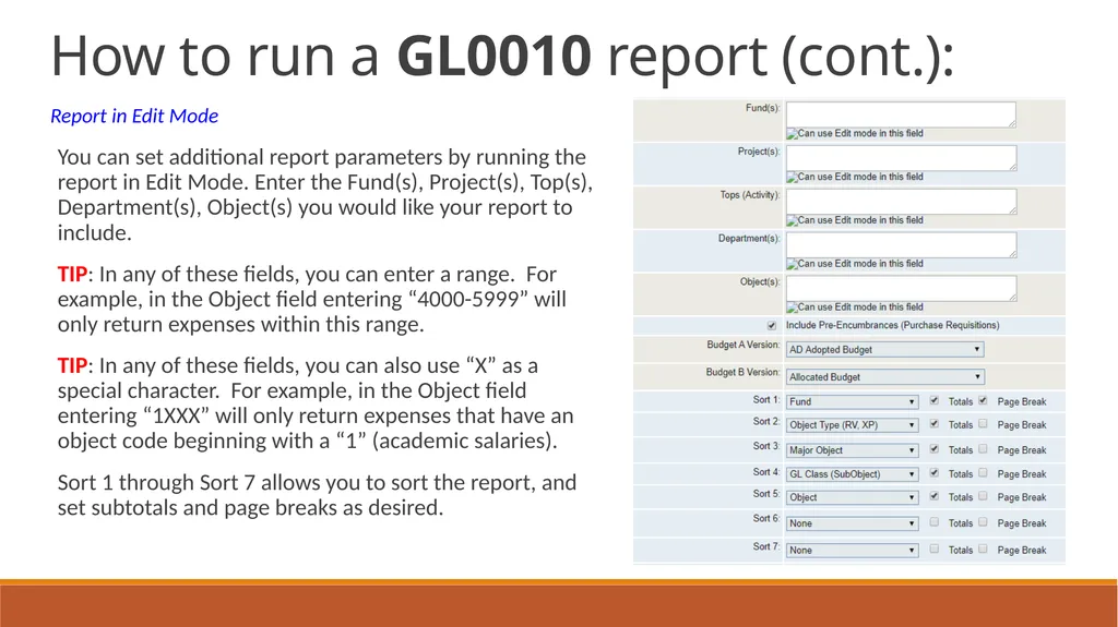 General Ledger Training Cloud Ellucian Colleague - slide 22 of 46