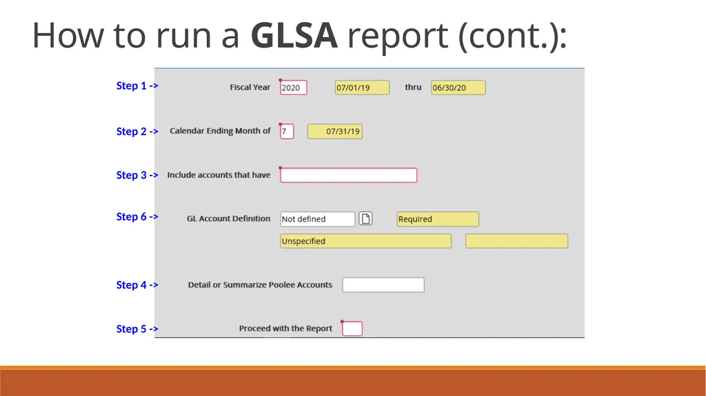 General Ledger Training Cloud Ellucian Colleague - slide 36 of 46