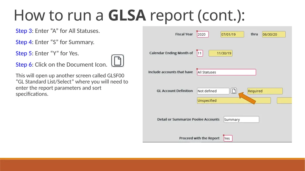 General Ledger Training Cloud Ellucian Colleague - slide 38 of 46