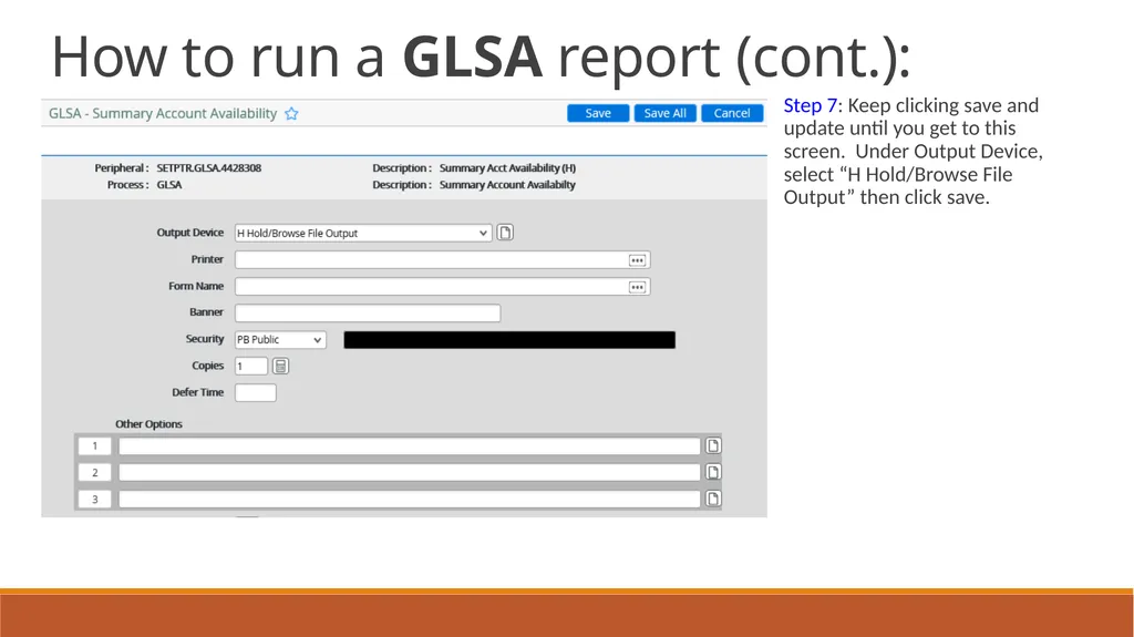 General Ledger Training Cloud Ellucian Colleague - slide 43 of 46
