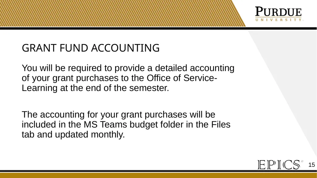 Financial officer Training Your role as the - slide 15 of 21