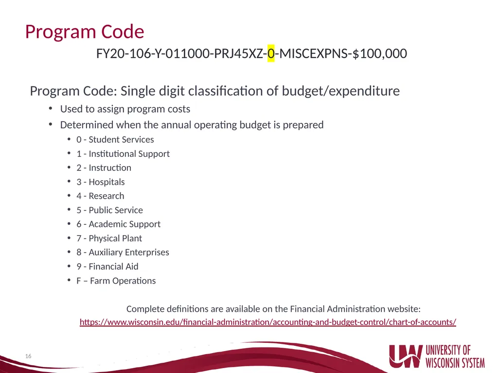 UW System Administration Budget Basics and - slide 16 of 35