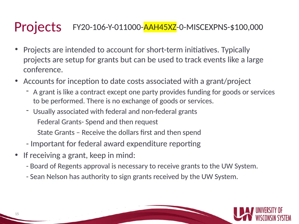 UW System Administration Budget Basics and - slide 15 of 35