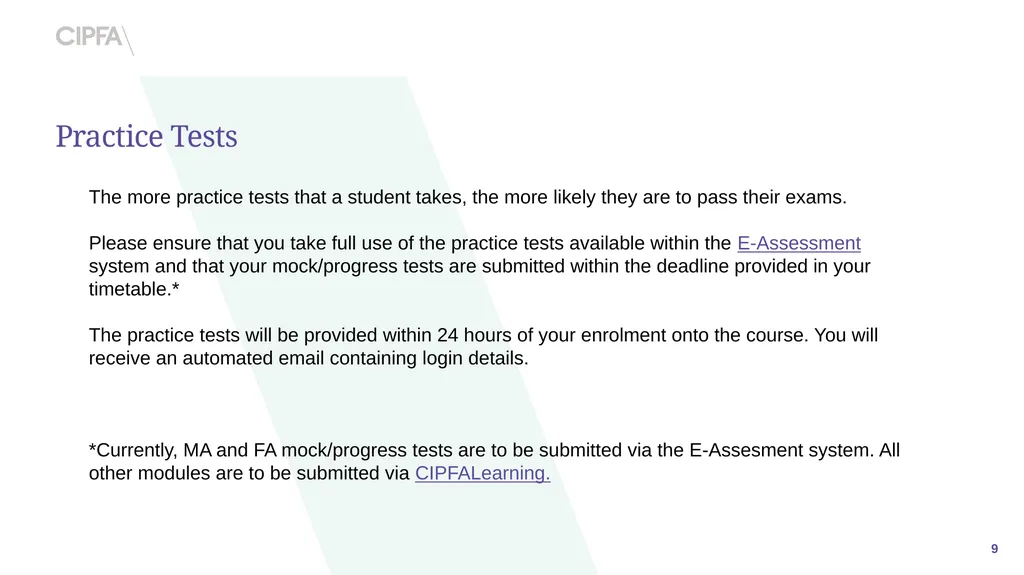 202 CIPFA Professional Accountancy Qualification - slide 9 of 15