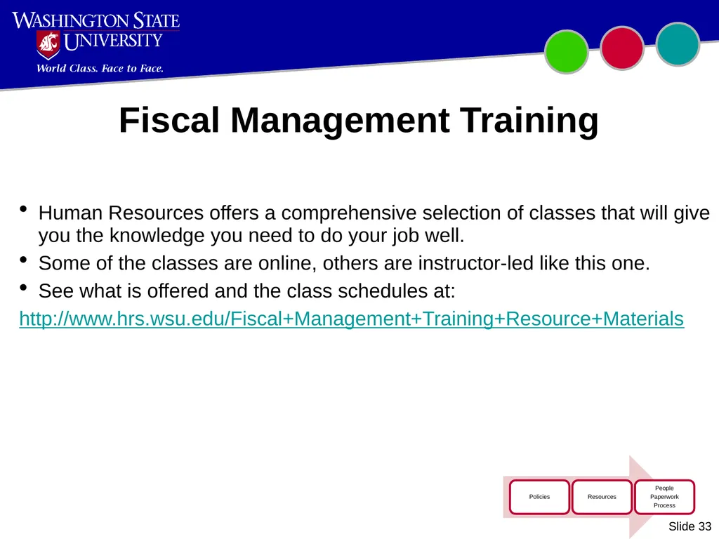 Introduction to WSU Accounting Updated October - slide 33 of 45