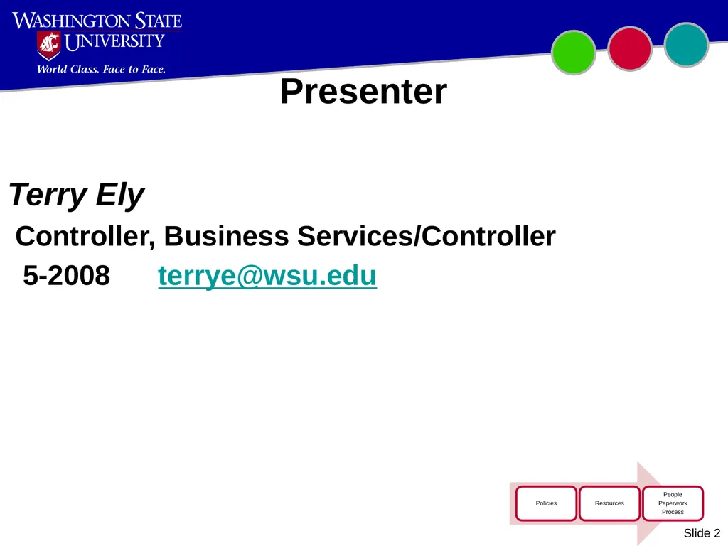 Introduction to WSU Accounting Updated October - slide 2 of 45