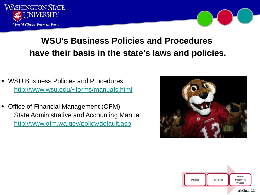 Introduction to WSU Accounting Updated October - slide 11 of 45