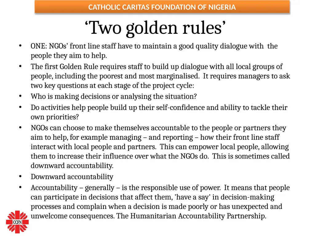 FINANCIAL MANAGEMENT ESSENTIALS FOR NGOs ( Adapted - slide 3 of 31