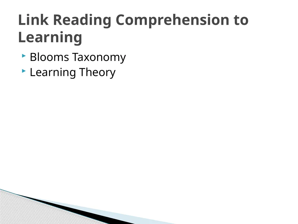 Building Reading Comprehension Jeff Minneti - slide 9 of 17