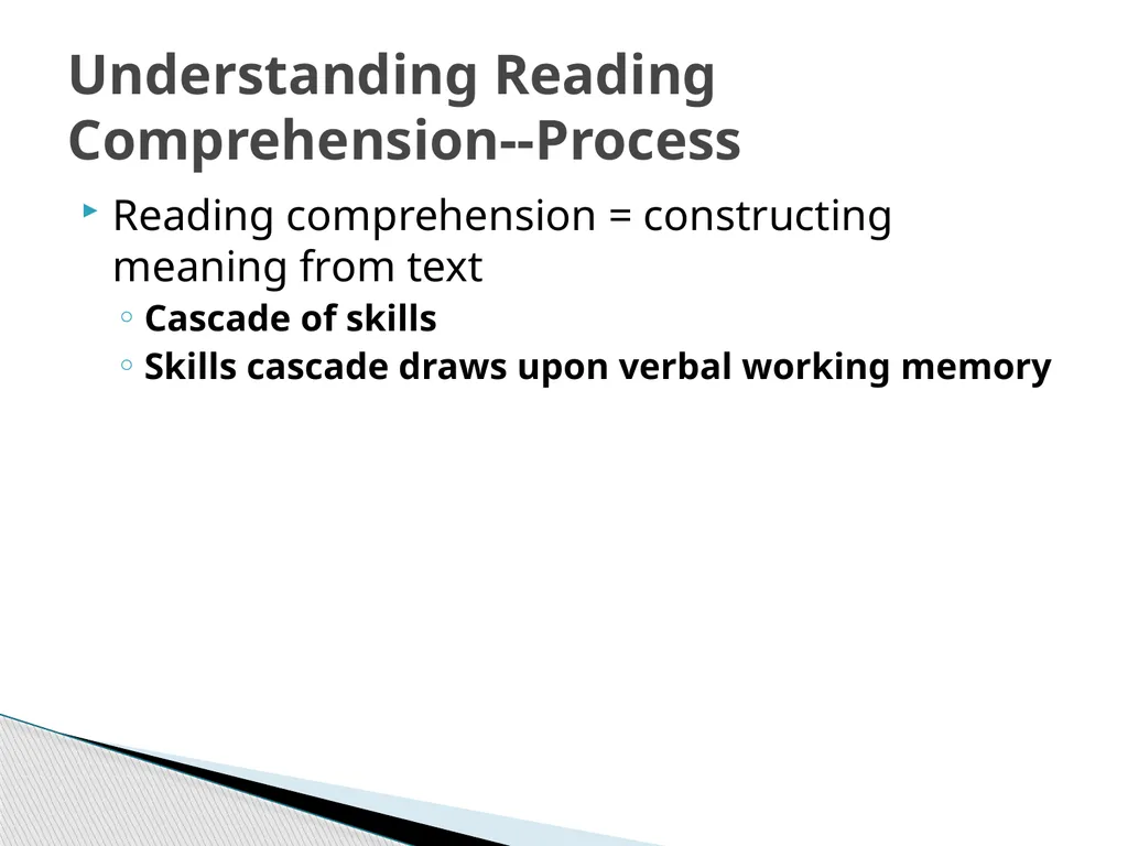 Building Reading Comprehension Jeff Minneti - slide 3 of 17