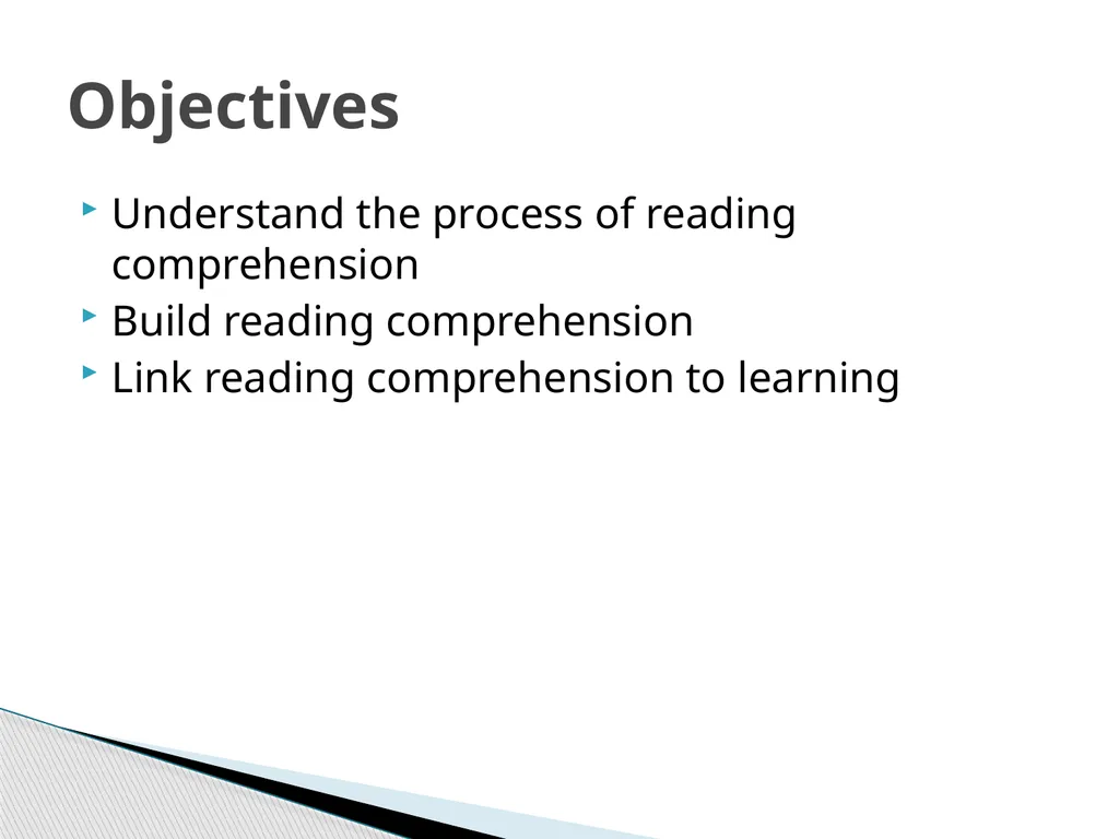Building Reading Comprehension Jeff Minneti - slide 2 of 17