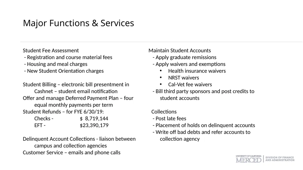 Business and Financial Services Lunch & Learn - slide 23 of 24