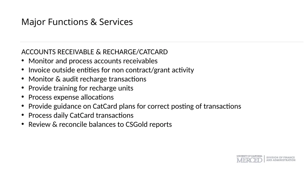 Business and Financial Services Lunch & Learn - slide 9 of 24