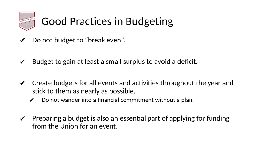 Society Treasurer’s Training 2021 - 2022 - slide 22 of 43