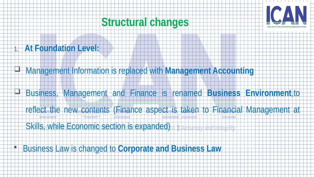 OVERVIEW OF THE NEW SYLLABUS EFFECTIVE NOVEMBER - slide 5 of 14