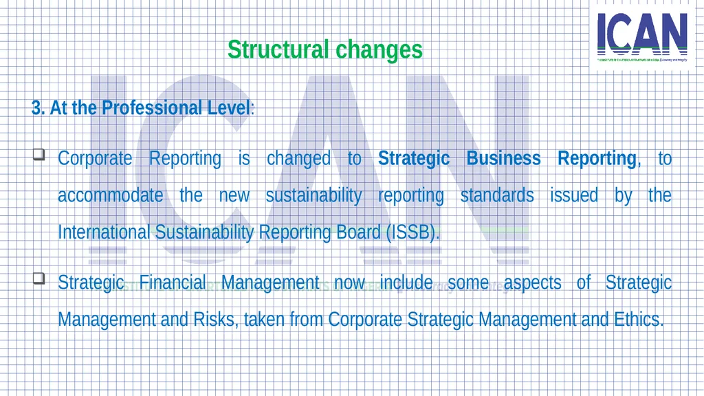 OVERVIEW OF THE NEW SYLLABUS EFFECTIVE NOVEMBER - slide 7 of 14