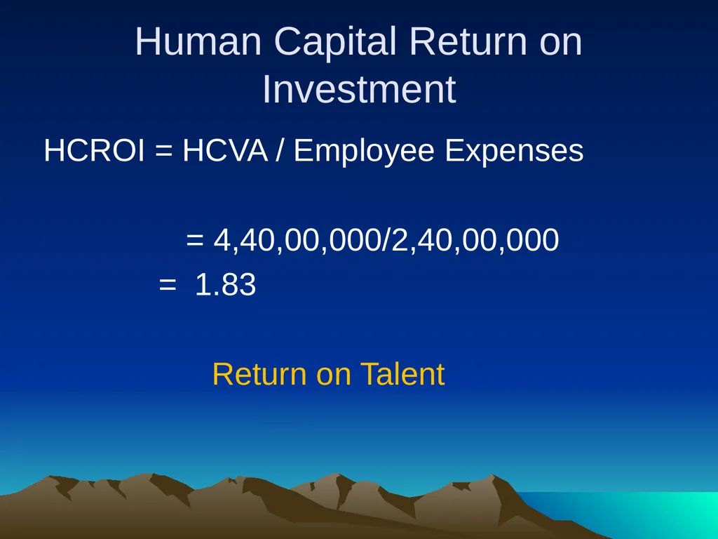 Human Resource Accounting for Training & - slide 55 of 61