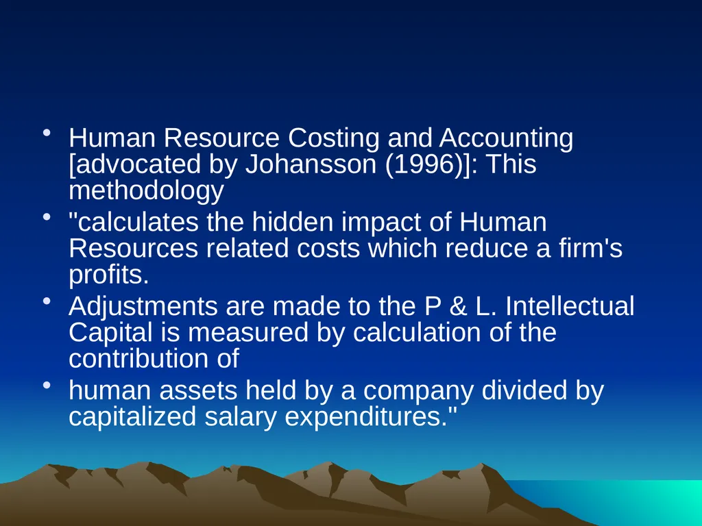 Human Resource Accounting for Training & - slide 59 of 61