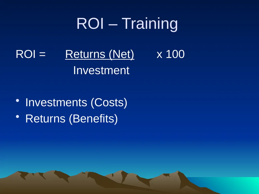 Human Resource Accounting for Training & - slide 21 of 61