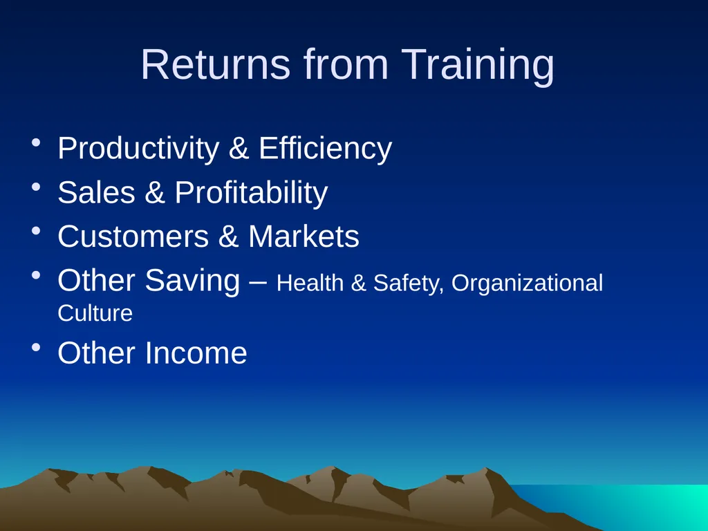 Human Resource Accounting for Training & - slide 23 of 61