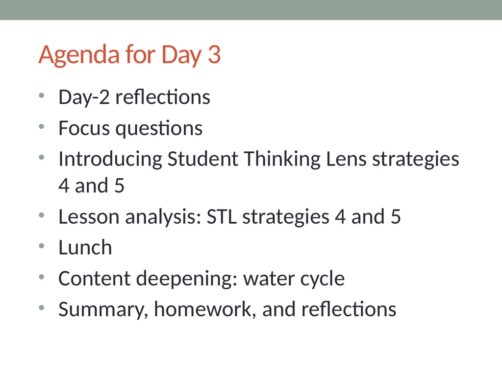 RESPeCT PD pROGRAM RESPeCT Summer Institute Day 3 - slide 2 of 40